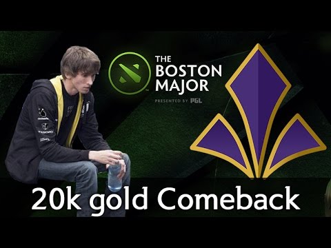 NaVi last game - 20,000 gold Comeback on Boston Major