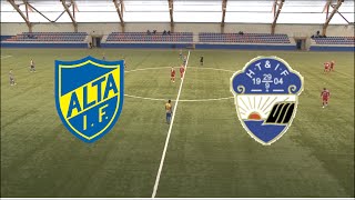 preview picture of video 'Alta IF 2 - Honningsvåg T&if (3-3) 2015 Treningskamp'
