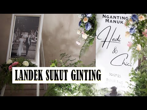 LANDEK SUKUT GINTING - HADI & CHICI - KERJA ADAT NGANTING MANUK | WEDDING KARO 2023