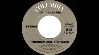 1972 HITS ARCHIVE: Thunder And Lightning - Chi Coltrane (stereo 45)