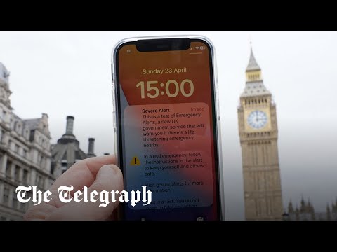 Emergency alert: first test of national alarm sounds across the UK
