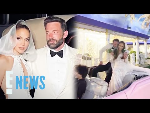 Jennifer Lopez Shares Never-Before-Seen Wedding Photos...