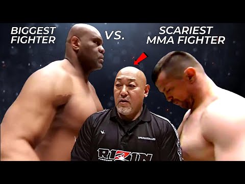 Scariest MMA Fighter vs Biggest Fighter - Cro Cop vs Bob Sapp