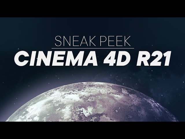 Un'occhiata a Cinema4D R21