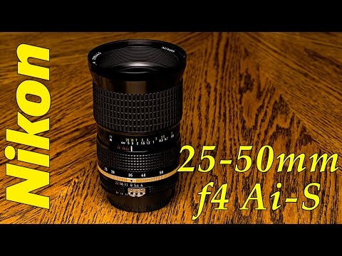 Vintage Nikon 25-50mm f4 Nikkor Lens Review on a Nikon D810