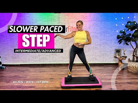 Step Aerobics with Breakdown - 127 bpm -  Intermediate to Advanced #374