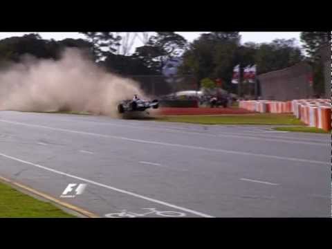 Timo Glock - Australia - Crash 2008