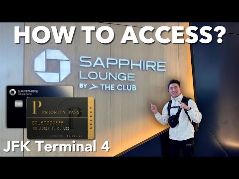 Chase Sapphire Lounge JFK Terminal 4 | How To Access? Priority Pass or Chase Sapphire Reserve