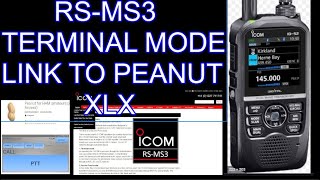 ICOM ID-52 -TERMINAL MODE -XLX201B with PEANUT app and Network Radio