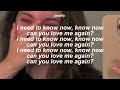 i told you once, i can't do this again // love me again - john newman [speed up] lyrics