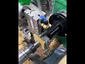 Oval block cutting process- Good tools and machinery make work easy
