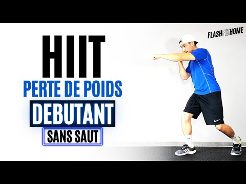 PERTE DE POIDS : HIIT DEBUTANT SANS SAUT 30 MIN 🔥 ( Sans Matériel )