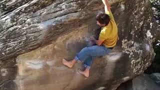 Video thumbnail: Dharma, 7a+. La Comarca