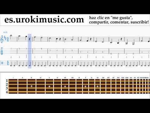 Tutorial de Mandolina Jonas Blue - Mama Clases Notas Parte#1 um-i927