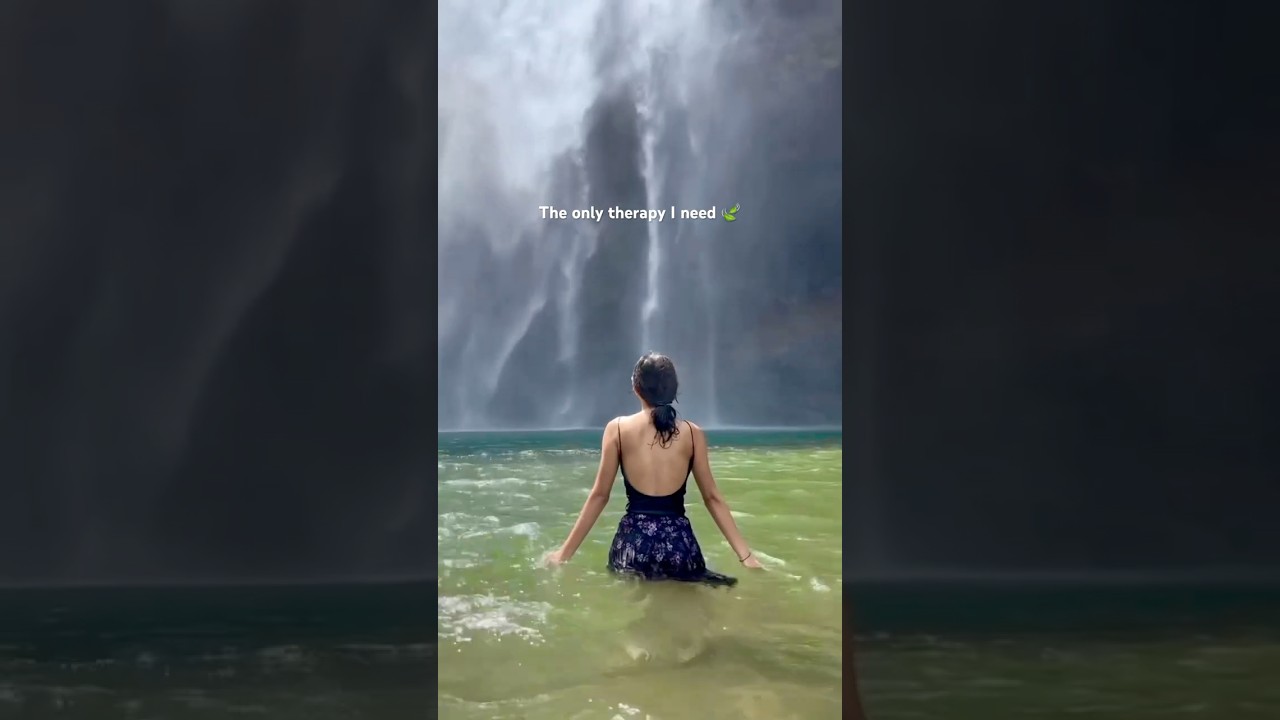 Nature heals everything 🌧️ 💙 #monsoon #maharashtra #waterfall #travel #nature