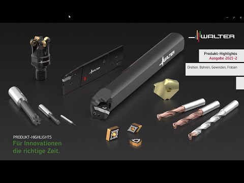 Präzisionswerkzeuge Produkt Innovationen 2021-2 Drehen, Bohren, Gewinden, Fräsen - Walter Tools