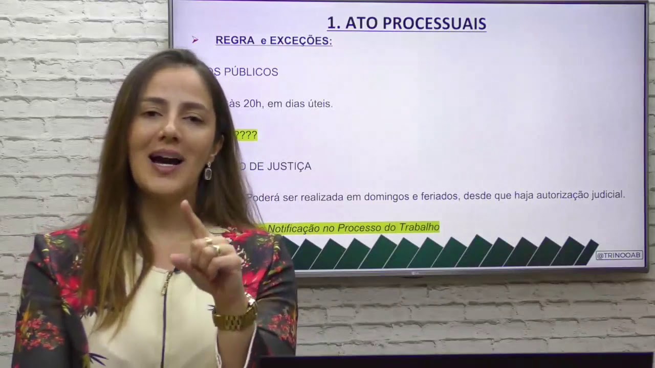 Processo do Trabalho - Competência, Atos e Prazos Processuais - Aula 2 - Bloco 1