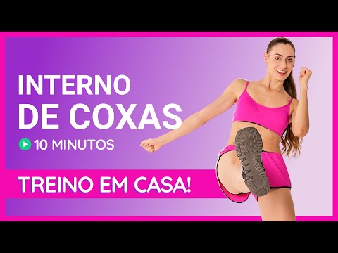 Exercícios contra flacidez do Interno de Coxas - Treino em Casa