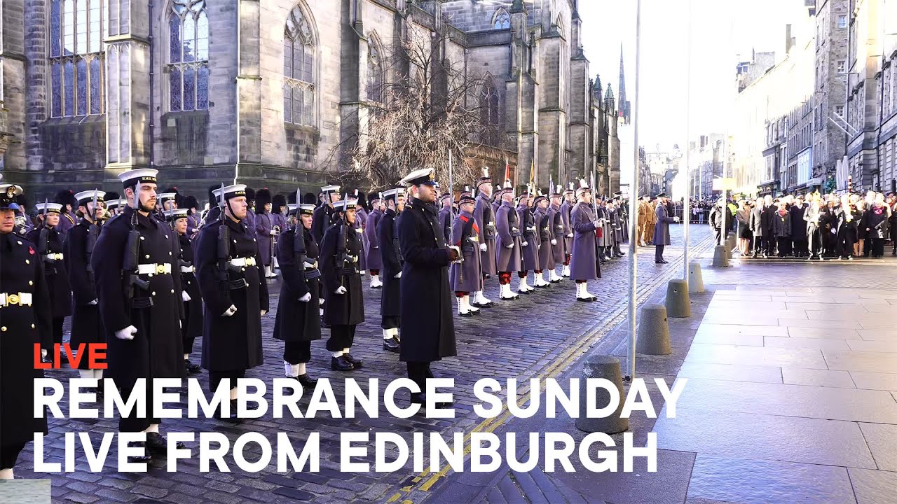 Remembrance Sunday Live from Edinburgh