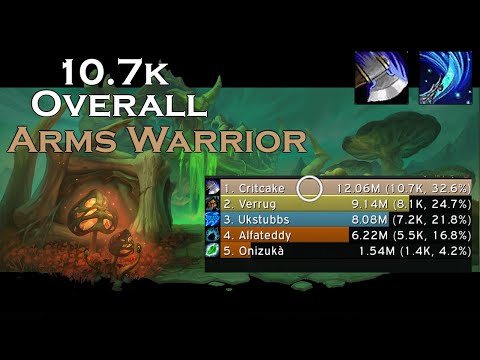 PF+15 | 10.7K Overall DPS | Arms Warrior (NF)