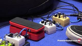 Video thumbnail for Musikmesse '15 - Hotone Audio Fat Preamp, Q-Box Auto Wah, Lush Flanger, & Krush Demos by Premier Guitar