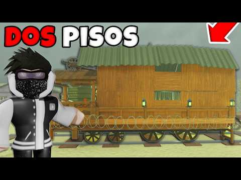 Construí una CASA con el NUEVO TREN de Rieles muertos