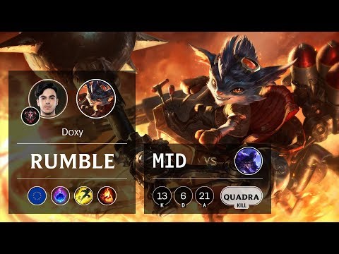 Rumble Mid vs Ryze - EUW Grandmaster Patch 10.1