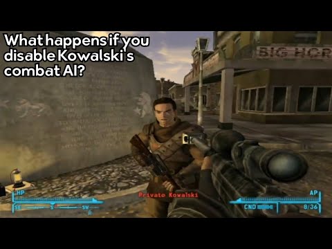Disabling Private Kowalski's combat AI in Fallout: New Vegas