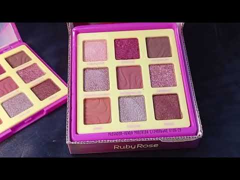 PALETA DE SOMBRA DIS ORDER 9 CORES RUBY ROSE BOX COM 12UN