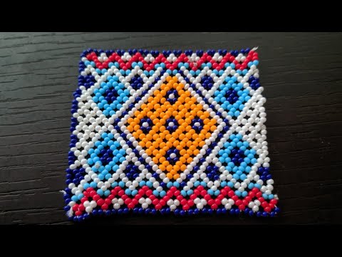Hand Embroidery bead work toran tutorial # 3 moti toran part -1 /toran start kaise kare