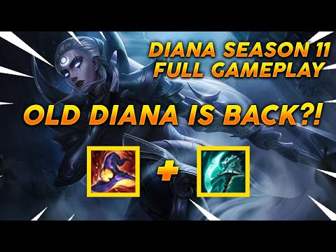 NIGHT HARVESTER IS BROKEN! OLD DIANA IS BACK?! ONE SHOT BUILD! New items! PBE!