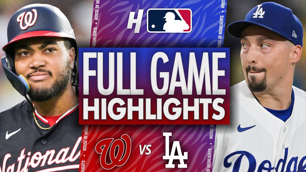 워싱턴 다저스 하이라이트 MLB 경기 영상