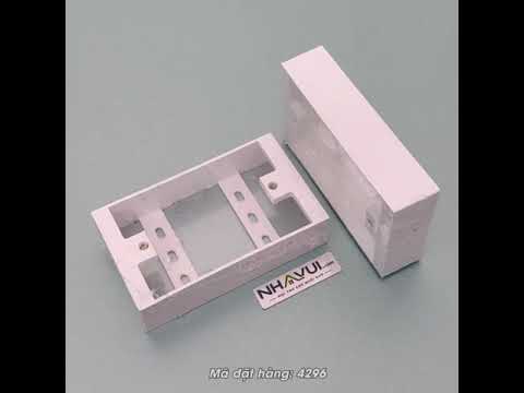 Đế nổi MPE AK2237N-1 dùng cho mặt, ổ cắm A20 loại mỏng 28mm