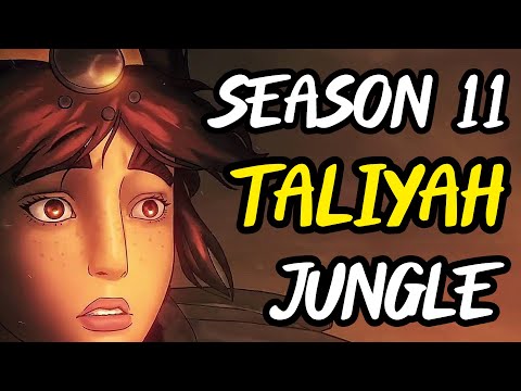 BUFFED TALIYAH JUNGLE VS GRANDMASTER SMURF GRAVES - Season 11 Taliyah Guide - Best Builds & Runes