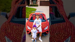 Ronaldo&#39;s son and Messi&#39;s son&#39;s car race. There is one player who is not fair. #ronaldo #football