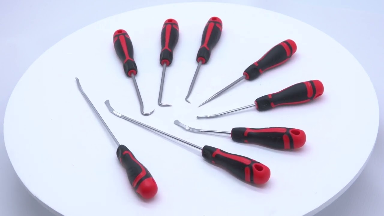 JTC6759 - 8PCSオイルシールフックセット - ○全長：約220mm＆155mm
