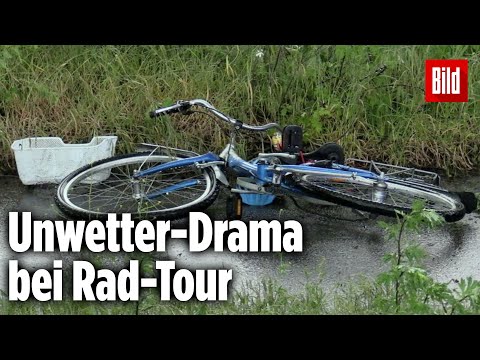 Kind auf Fahrrad von Blitz getroffen – und überfahren