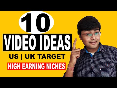 Top 10 Video Ideas To Target USA UK Audience And Increase YouTube Earning