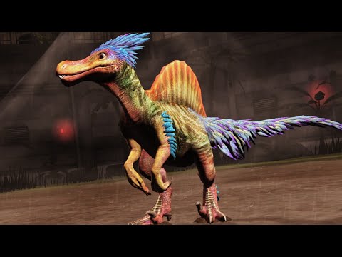 NEW HYBRID SPINORAPTOR UNLOCKED MAX LEVEL 40 + GAMEPLAY - Jurassic World: The Game