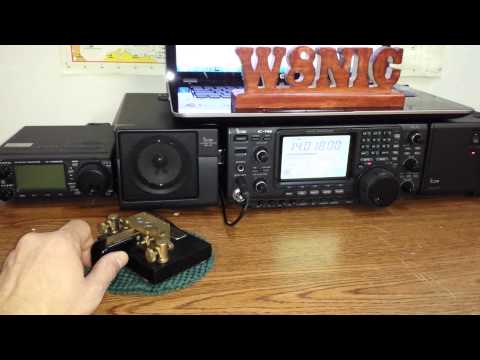 Larry 's ic-746 on cw mode