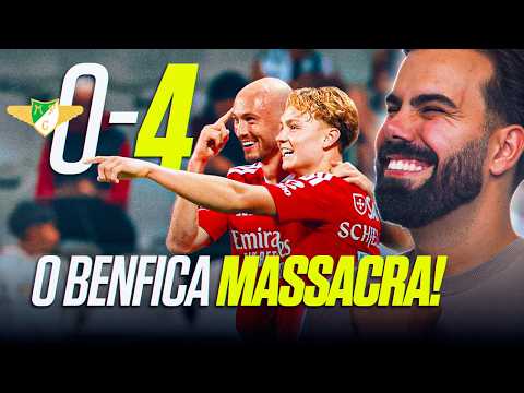 BENFICA ESMAGA, TRITURA E OBLITERA MOREIRENSE.