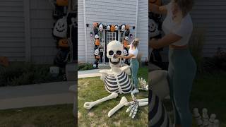 Outdoor Halloween set up 🎃👻🧡 #halloween #halloweendecor  #decoration #asmrsounds