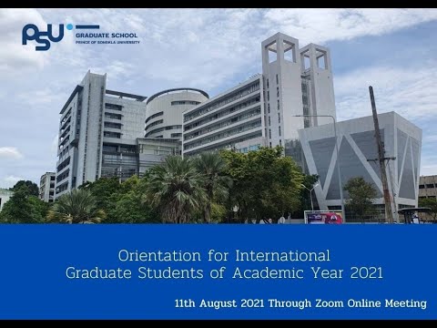 PSU Orientation for International Graduate Students of Academic Year 2021