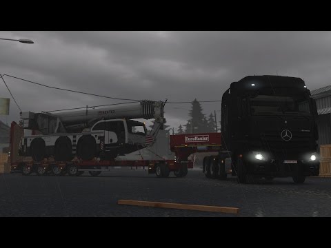 ETS 2 - Mercedes Actros MP4 - Trip: Liege - Grimsby