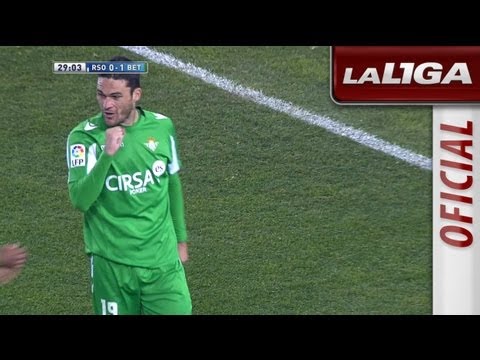 Gol de Molina (0-1) en el Real Sociedad - Real Betis - HD