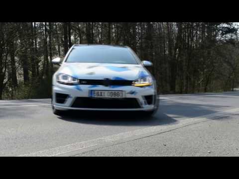 VW golf 7R Remus exhaust , sound, popcorn FANN XD