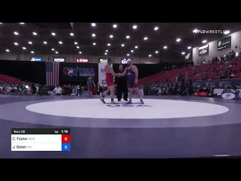 130 Lbs Rr Rnd 1 - Chris Foster, Mat Creatures Wrestling Club Vs James Baker, Minnesota B5f1