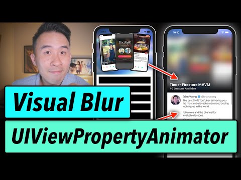 Swift 4.2 Stretchy Header Blur UIViewPropertyAnimator (Ep 3)