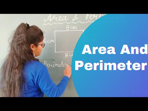 How to find out Area and Perimeter of a shape #maths