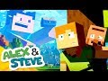 GIANT STEVE Alex And Steve Life Minecraft Animation